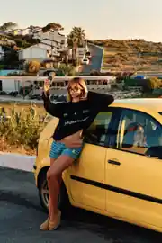 Blue Stripe Şort 4