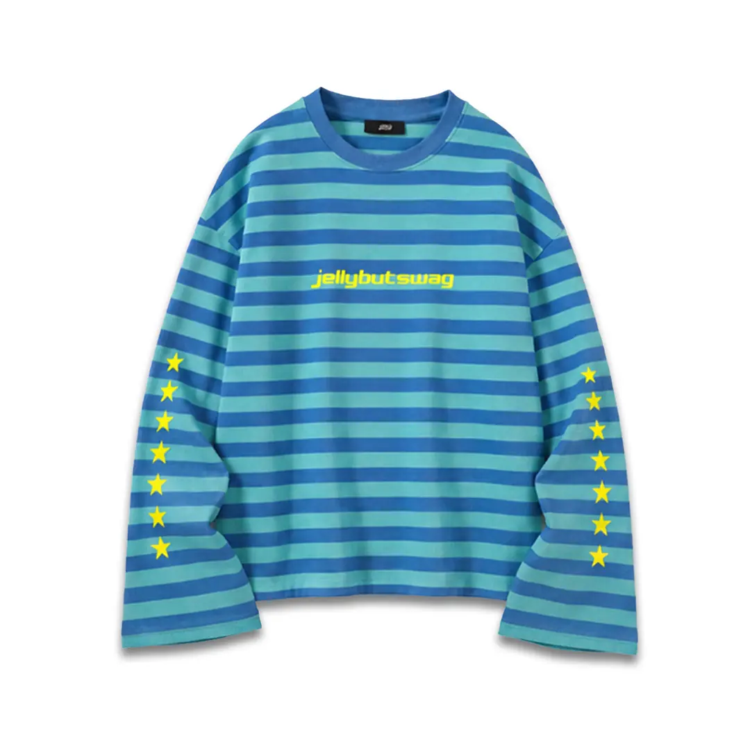 BLUE STATIC STRIPE LONGSLEEVE